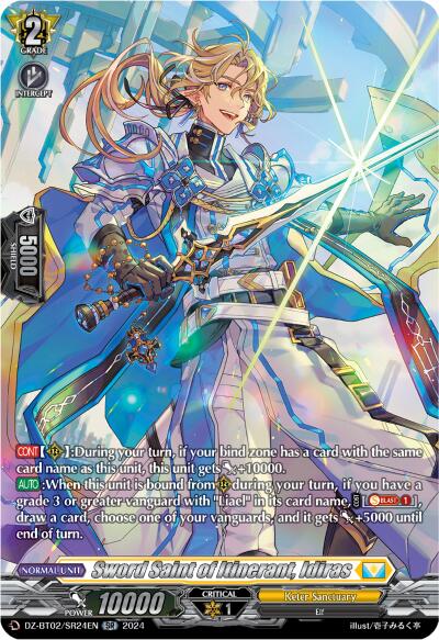 Sword Saint of Itinerant, Idiras (SR) [DZ-BT02 - DZ-BT02/SR24EN]