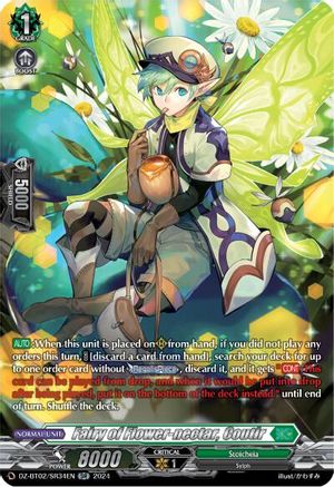 Fairy of Flower-nectar, Coutir (SR) (DZ-BT02/SR34EN) - DZ-BT02: Illusionless Strife