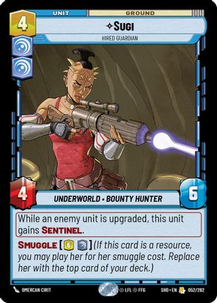 Sugi - Hired Guardian (052/262) - Shadows of the Galaxy Foil