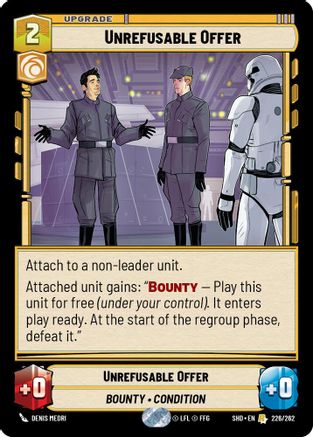 Unrefusable Offer (226/262) - Shadows of the Galaxy Foil