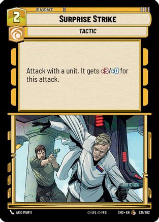 Surprise Strike (231/262) - Shadows of the Galaxy Foil