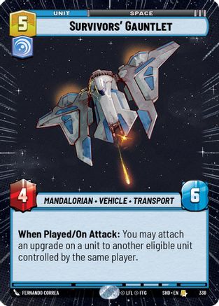 Survivors' Gauntlet (Hyperspace) (338) - Shadows of the Galaxy Foil