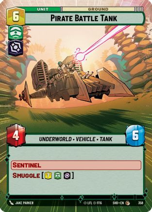 Pirate Battle Tank (Hyperspace) (358) - Shadows of the Galaxy Foil