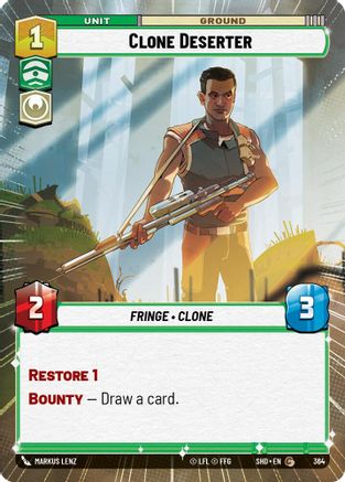 Clone Deserter (Hyperspace) (364) - Shadows of the Galaxy Foil