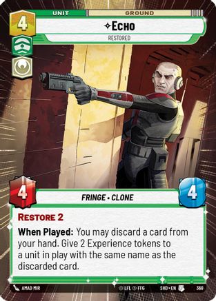 Echo - Restored (Hyperspace) (368) - Shadows of the Galaxy Foil