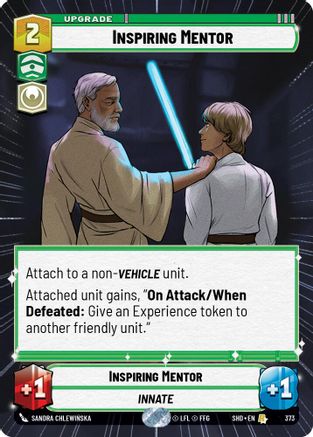 Inspiring Mentor (Hyperspace) (373) - Shadows of the Galaxy Foil
