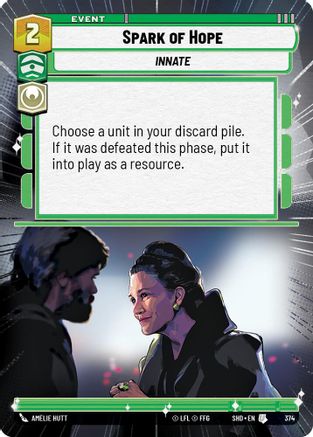 Spark of Hope (Hyperspace) (374) - Shadows of the Galaxy Foil