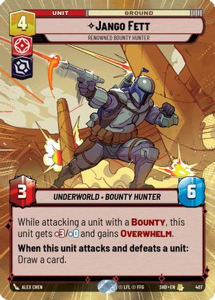 Jango Fett - Renowned Bounty Hunter (Hyperspace) (407) - Shadows of the Galaxy