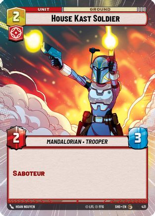 House Kast Soldier (Hyperspace) (431) - Shadows of the Galaxy Foil
