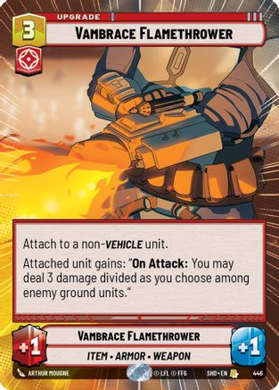 Vambrace Flamethrower (Hyperspace) (446) - Shadows of the Galaxy