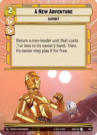 A New Adventure (Hyperspace) (475) - Shadows of the Galaxy Foil