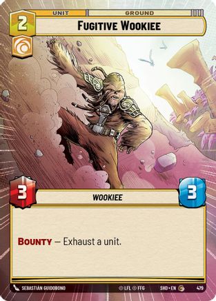 Fugitive Wookiee (Hyperspace) (479) - Shadows of the Galaxy Foil