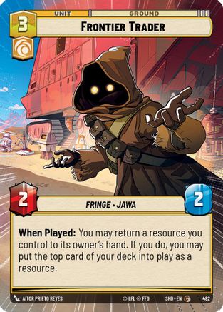 Frontier Trader (Hyperspace) (482) - Shadows of the Galaxy Foil