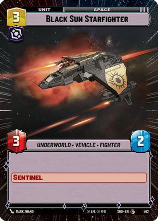Black Sun Starfighter (Hyperspace) (502) - Shadows of the Galaxy