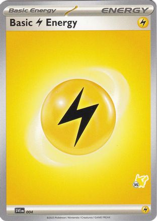 Basic Lightning Energy - Pikachu 35 004  Battle Academy 2024 - Common