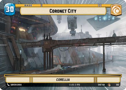 Coronet City // Shield (Hyperspace) (303 // T04) - Shadows of the Galaxy