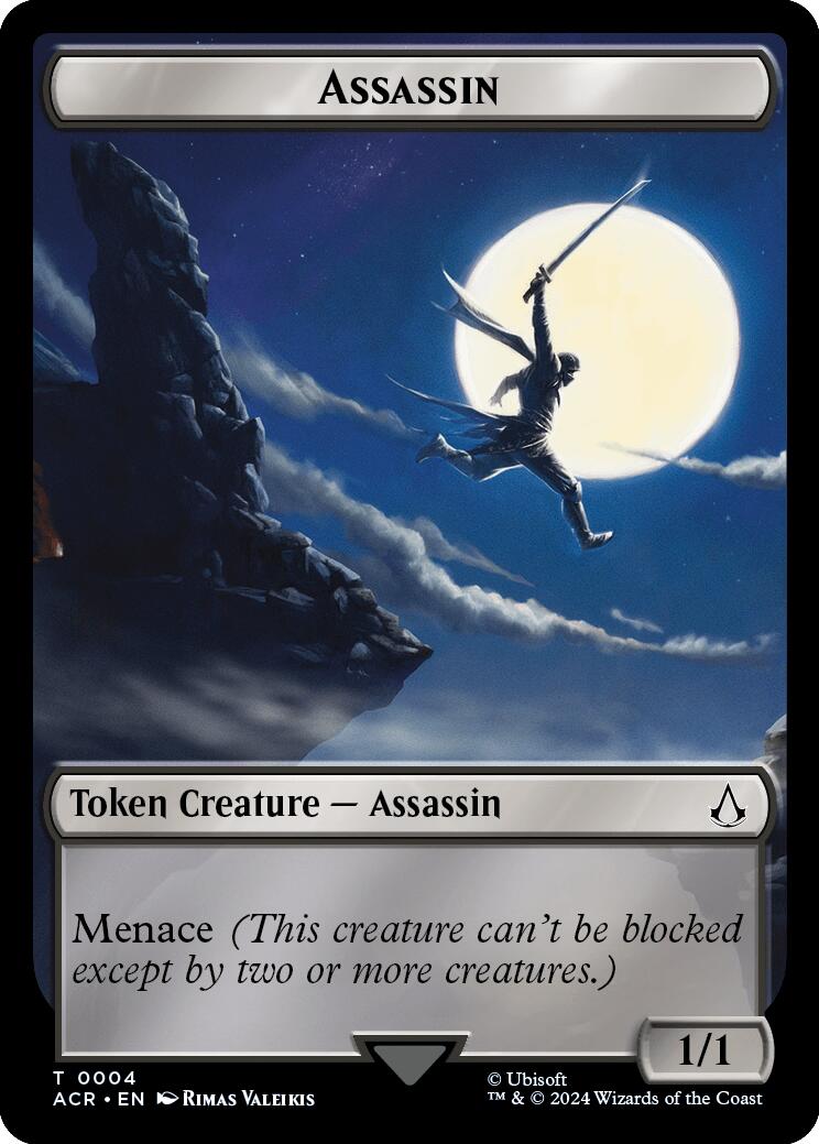 Assassin // Treasure Double-Sided Token [ACR - 4 // 6]