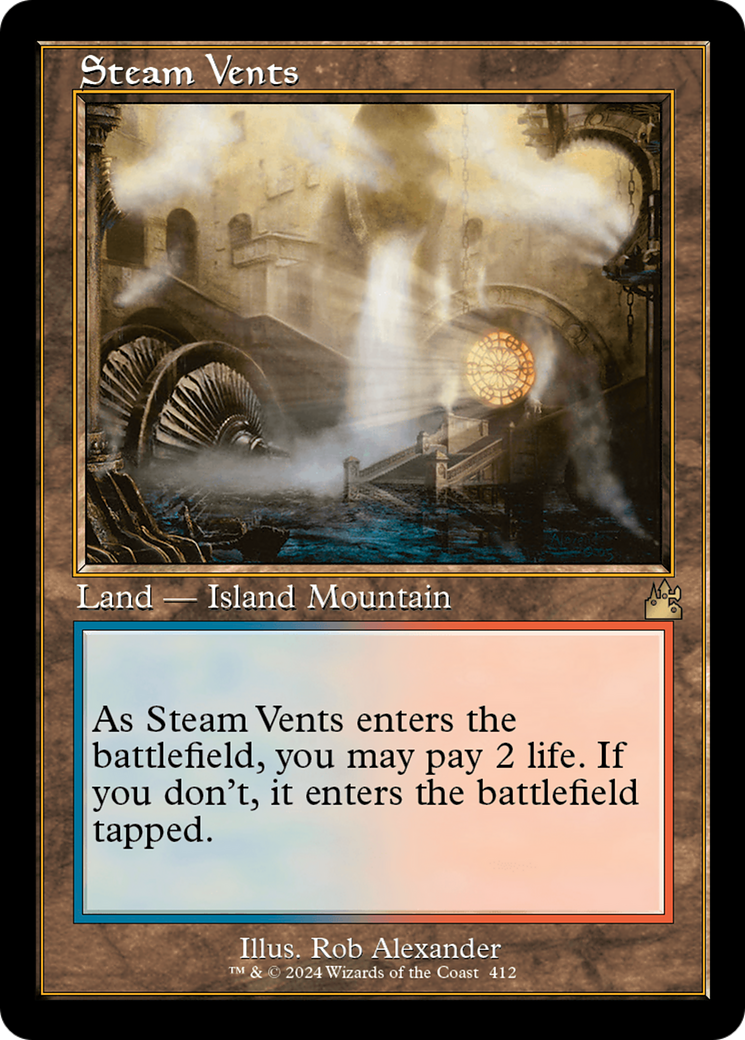 Steam Vents (Retro Frame) [RVR - 412]