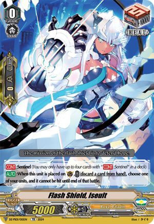 Flash Shield, Iseult (DZ-PS01/015EN) - DZ-PS01: Premium Deckset “Jewel Knight”