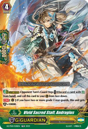 Vivid Sacred Staff, Andragius (DZ-PS01/028EN) - DZ-PS01: Premium Deckset “Jewel Knight”
