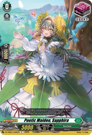 Poetic Maiden, Sapphira (DZ-SS01/046EN) - DZ-SS01: Festival Booster 2024