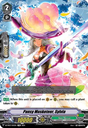 Pansy Musketeer, Sylvia (DZ-PS03/005EN) - DZ-PS03: Premium Deckset “Musketeer”