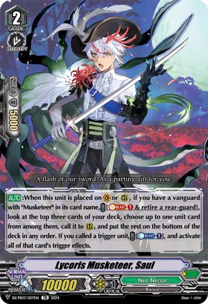 Lycoris Musketeer, Saul (DZ-PS03/007EN) - DZ-PS03: Premium Deckset “Musketeer”