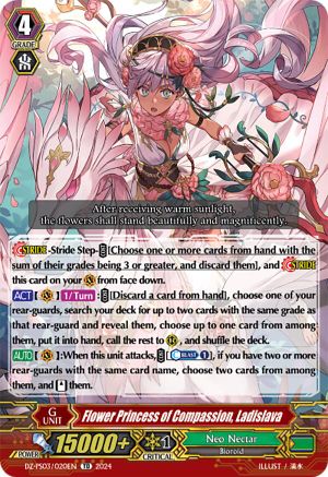 Flower Princess of Compassion, Ladislava (DZ-PS03/020EN) - DZ-PS03: Premium Deckset “Musketeer”