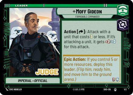 Moff Gideon - Formidable Commander [JDG - 1/2]
