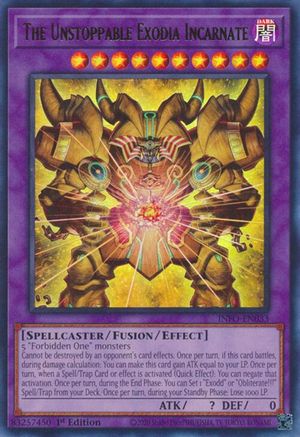 The Unstoppable Exodia Incarnate [INFO - INFO-EN033]