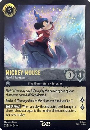 Mickey Mouse - Playful Sorcerer [D23 - 7]