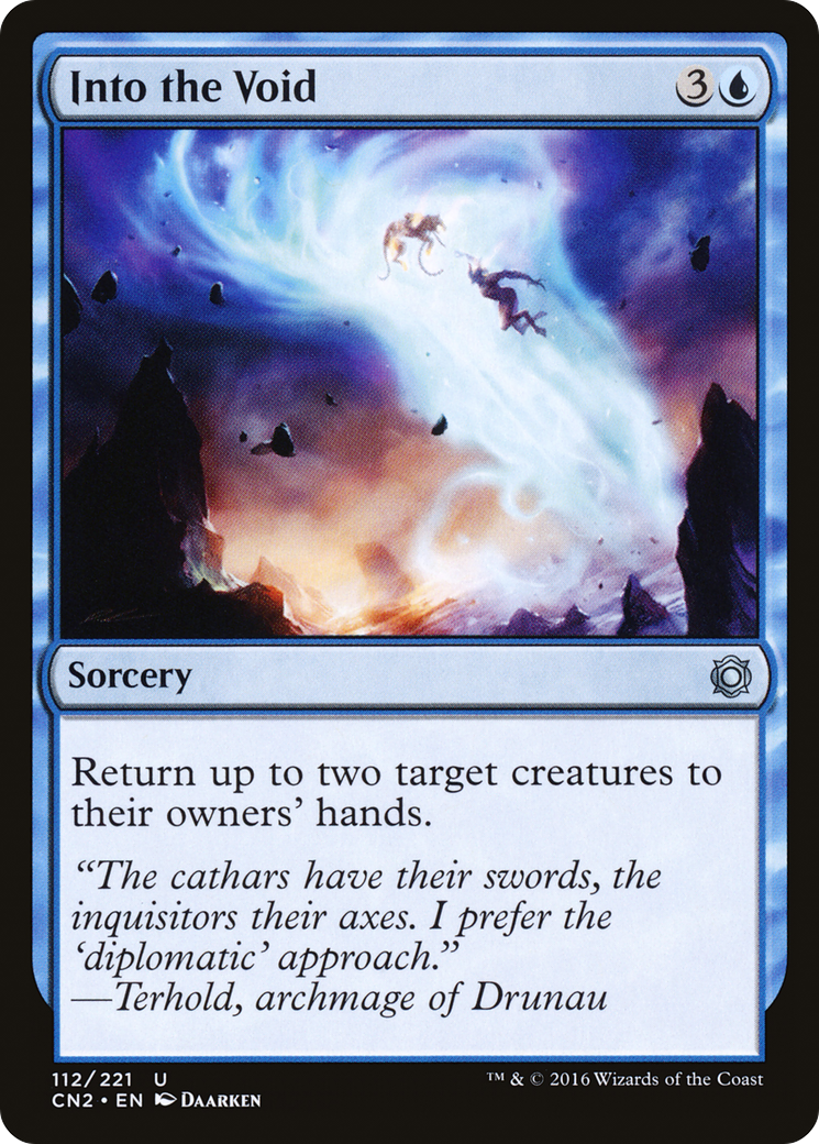 Into the Void (CN2-112) - Conspiracy: Take the Crown Foil