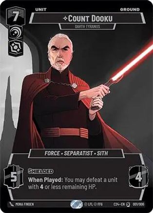 Count Dooku - Darth Tyranus [CE2024 - 001/006]