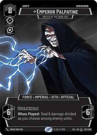 Emperor Palpatine - Master of the Dark Side [CE2024 - 003/006]