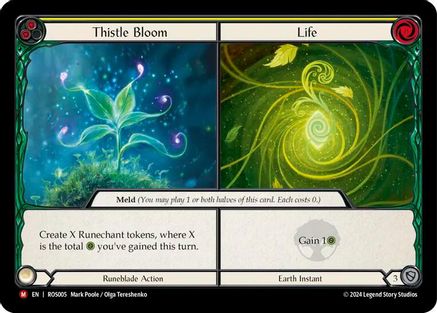 Thistle Bloom // Life (ROS005) - Rosetta Rainbow Foil