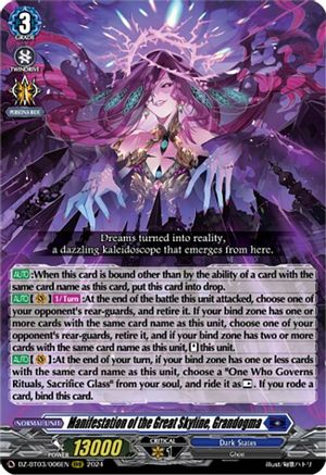 Manifestation of the Great Skyline, Grandogma (DZ-BT03/006EN) - DZ-BT03: Dimensional Transcendence