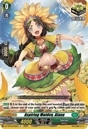 Aspiring Maiden, Alana (R+) [DZ-BT03 - DZ-BT03/056EN]