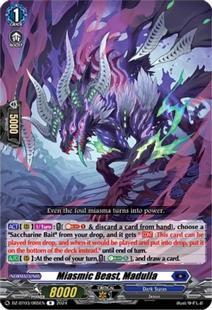 Miasmic Beast, Madulla (DZ-BT03/065EN) - DZ-BT03: Dimensional Transcendence