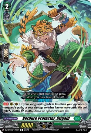 Verdure Protector, Stigald (DZ-BT03/121EN) - DZ-BT03: Dimensional Transcendence