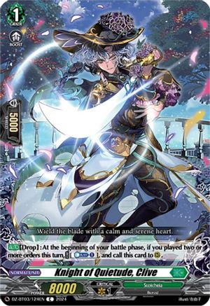 Knight of Quietude, Clive (DZ-BT03/124EN) - DZ-BT03: Dimensional Transcendence
