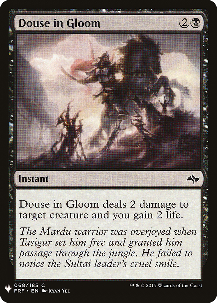 Douse in Gloom [LIST - 68]