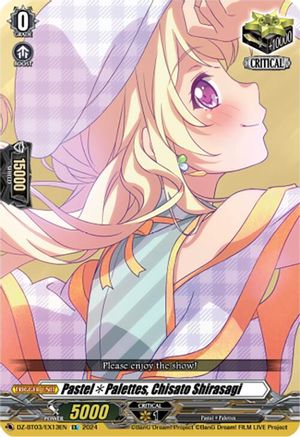 Pastel*Palettes, Chisato Shirasagi (EX) (DZ-BT03/EX13EN) - DZ-BT03: Dimensional Transcendence