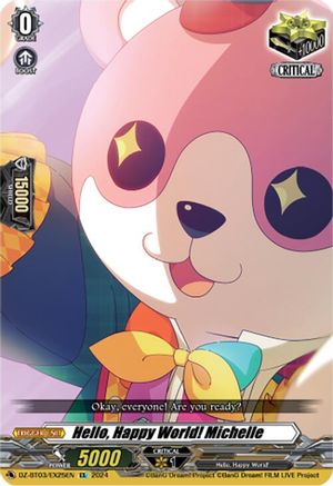 Hello, Happy World! Michelle (EX) (DZ-BT03/EX25EN) - DZ-BT03: Dimensional Transcendence