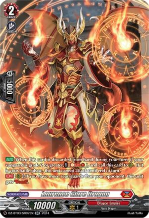 Laurence Glare Dragon (SR) (DZ-BT03/SR07EN) - DZ-BT03: Dimensional Transcendence