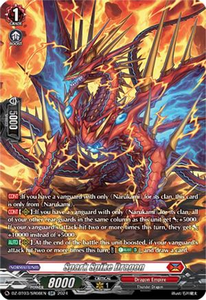 Spark Spike Dragon (SR) (DZ-BT03/SR08EN) - DZ-BT03: Dimensional Transcendence