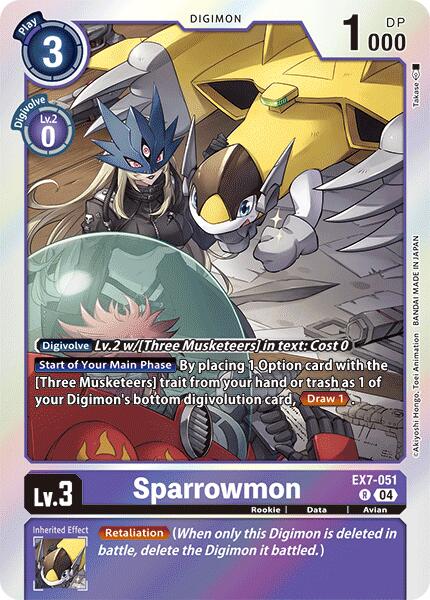Sparrowmon [EX07 - EX7-051 R]