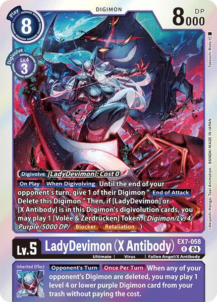 LadyDevimon (X Antibody) [EX07 - EX7-058 R]
