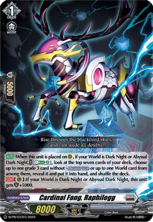 Cardinal Fang, Raphilogg (D-PR/EXP537EN) - D Promo Cards
