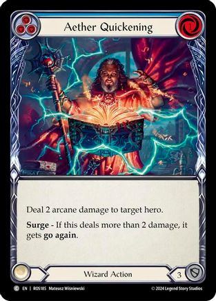 Aether Quickening (Blue) (ROS185) - Rosetta