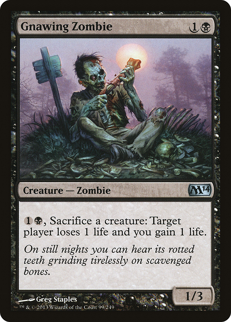 Gnawing Zombie [M14 - 99]